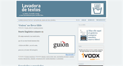 Desktop Screenshot of lavadoradetextos.com